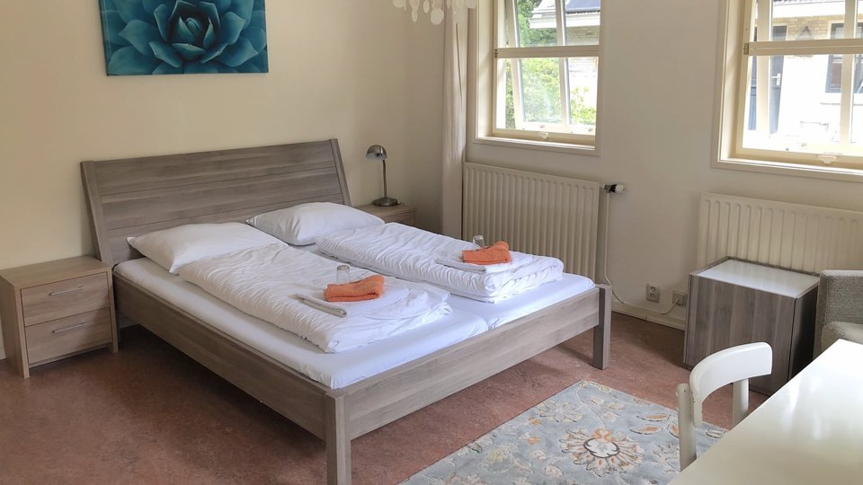 Kiwi, a bedroom in the House